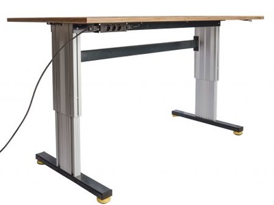 Produktbild: Arbeitstisch 2000 x 1000, Stahlplatte, anthrazitgrau