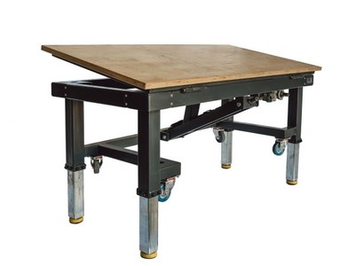 Produktbild: Arbeitstisch 2000 x 1000, Multiplex, königsblau RAL 5002