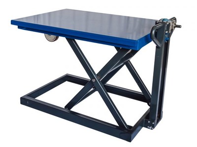 Produktbild: Scherenhubtisch 1200 x 800, Stahlplatte, anthrazitgrau