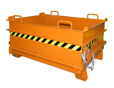 Produktbild: Baustoffcontainer BC 500, lackiert, Gelborange