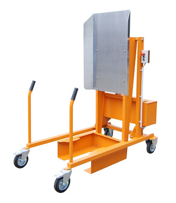 Produktbild: Mülltonnen-Kippstation MKS-12V, lackiert, Gelborange