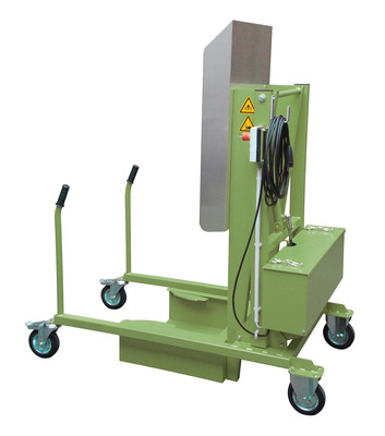 Produktbild: Mülltonnen-Kippstation MKS-230V, lackiert, Resedagrün