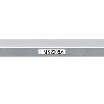 Produktbild: Magnetetikette C-Profil 20x80 mm