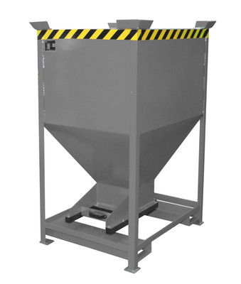 Produktbild: Silobehälter SG-D 600, lackiert, Mausgrau