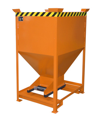 Produktbild: Silobehälter SG-D 600, lackiert, Gelborange