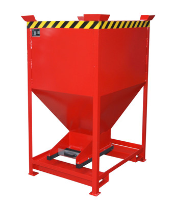Produktbild: Silobehälter SG-D 600, lackiert, Feuerrot