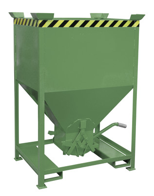 Produktbild: Silobehälter SG 600, lackiert, Resedagrün