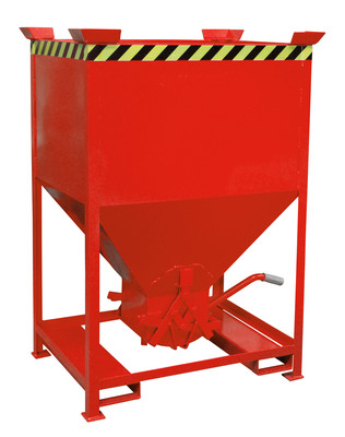 Produktbild: Silobehälter SG 600, lackiert, Feuerrot