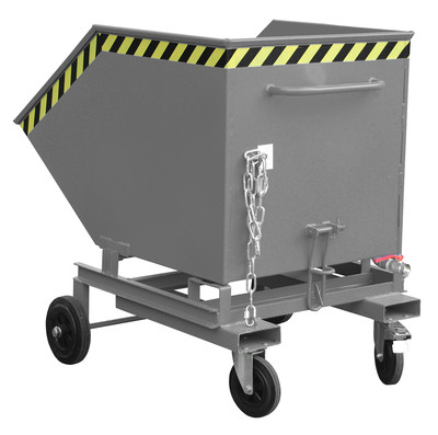 Produktbild: Späne-Kastenwagen SKW-ET 600, lackiert, Mausgrau