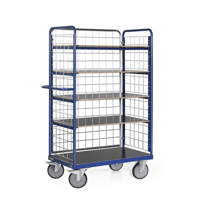 Produktbild: Etagenwagen mit 3 Gitterwänden