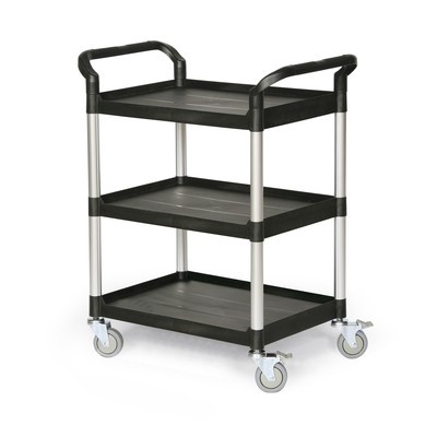 Produktbild: Kunststoff-Etagenwagen mit 3 Ladeflächen