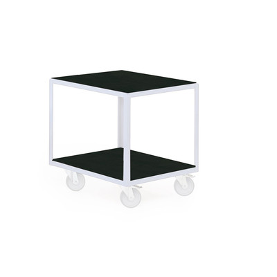 Produktbild: Riffelgummimatte, schwarz, 700 x 700 mm