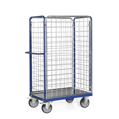 Produktbild: Paketwagen mit 4 Gitterwänden