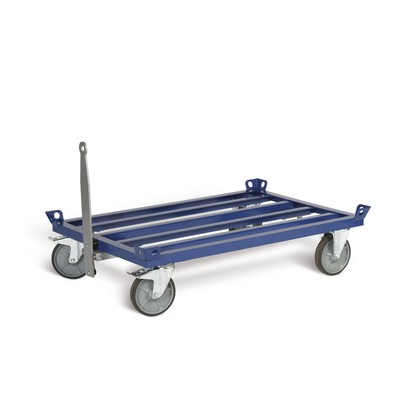 Produktbild: Routenzug-Palettenroller mit Deichsel,Kupplungsbolzen
